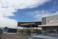 Concave Curved Roofing for Eco Carwash  Bunbury