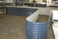 Custom L Shaped Garden Bed - Deepocean