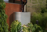 Slimline Rainwater Tank made for Perth Zoo