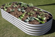 Zincalume Rectangular Garden Bed