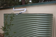 Oblong Rainwater Tank - Pale Eucalypt
